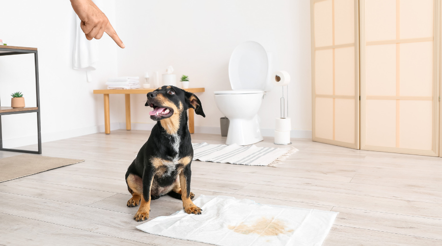 子犬のトイレトレーニング